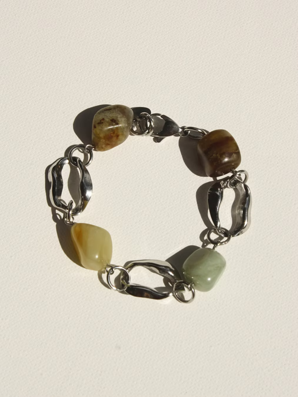 Sasha Made It Jade Bracelet Silver