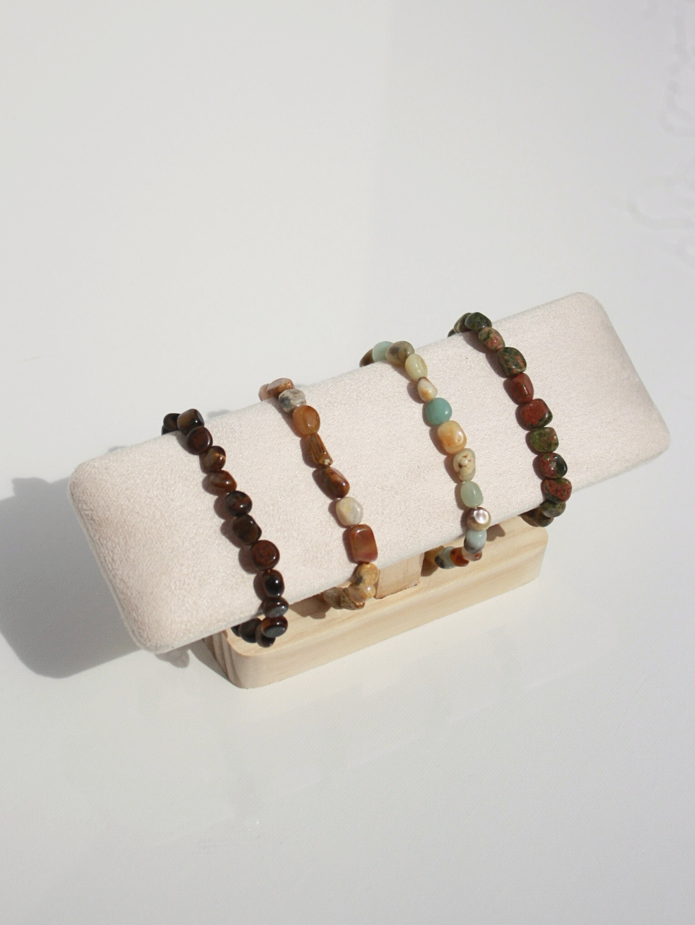 Sasha Made It Fossil Coral Gemstone Bracelet