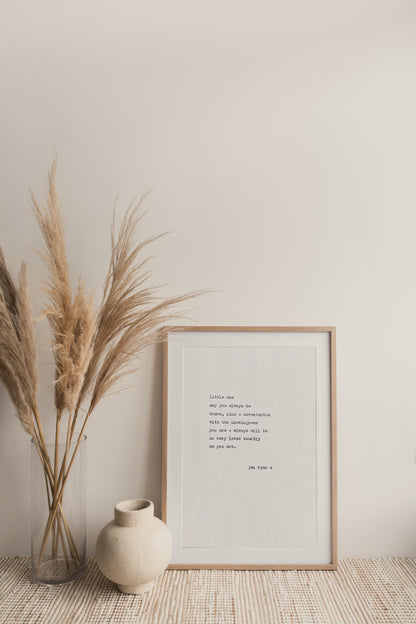 Wild Words by Jen Ryan,  'Little One'
