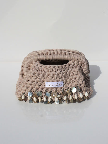 Sasha Made It Buttermilk Clutch Large