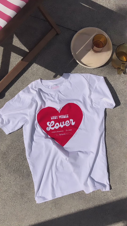 Lady Waves 'Lovers' Tee - Classic White