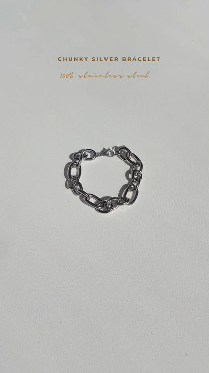 Sasha Made It Chunky Bracelet Silver