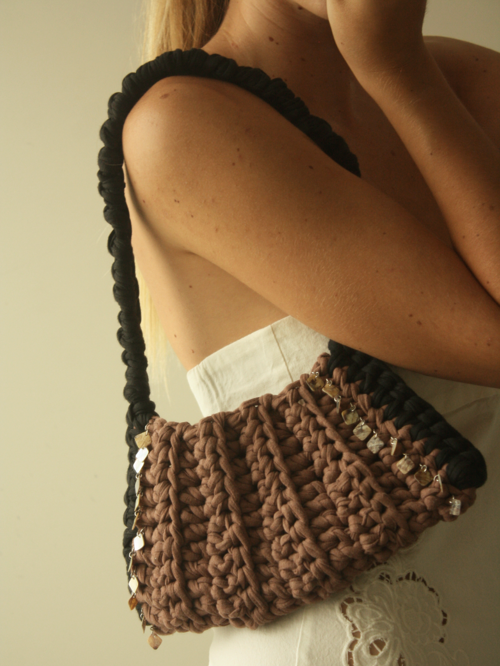 Sasha Made It Pudding Shoulder Bag
