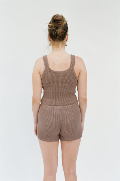 Slowly Golden Monica Top Mocha