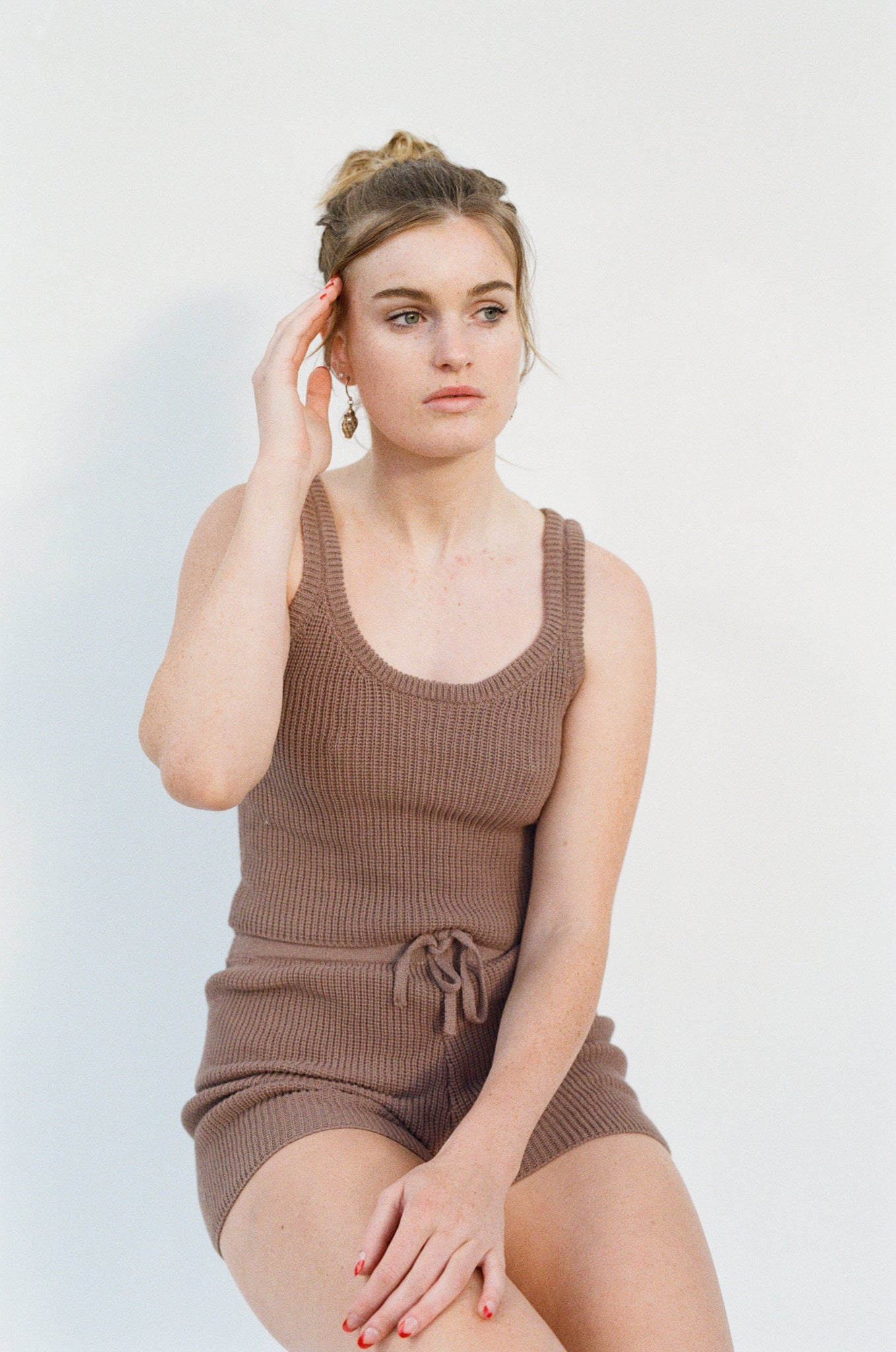 Slowly Golden Monica Top Mocha