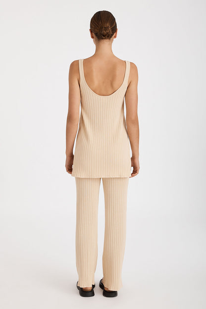 Zulu & Zephyr Knitted Cotton Rib Pant