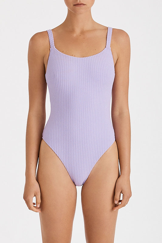 Zulu & Zephyr Lilac Cord Towelling One Piece