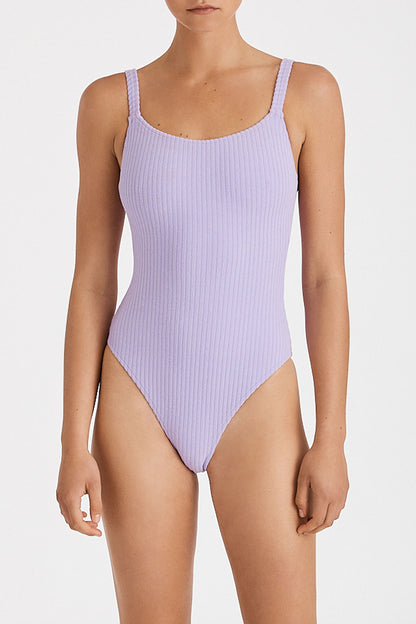 Zulu & Zephyr Lilac Cord Towelling One Piece