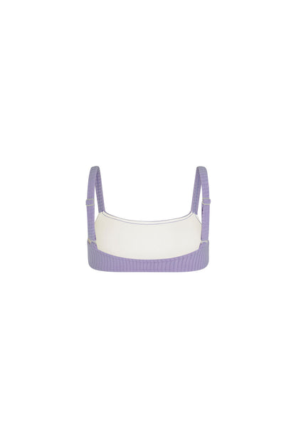Zulu & Zephyr Lilac Cord Towelling Bralette