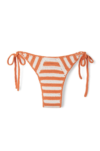 Zulu & Zephyr Tangerine Cotton Crochet Brief
