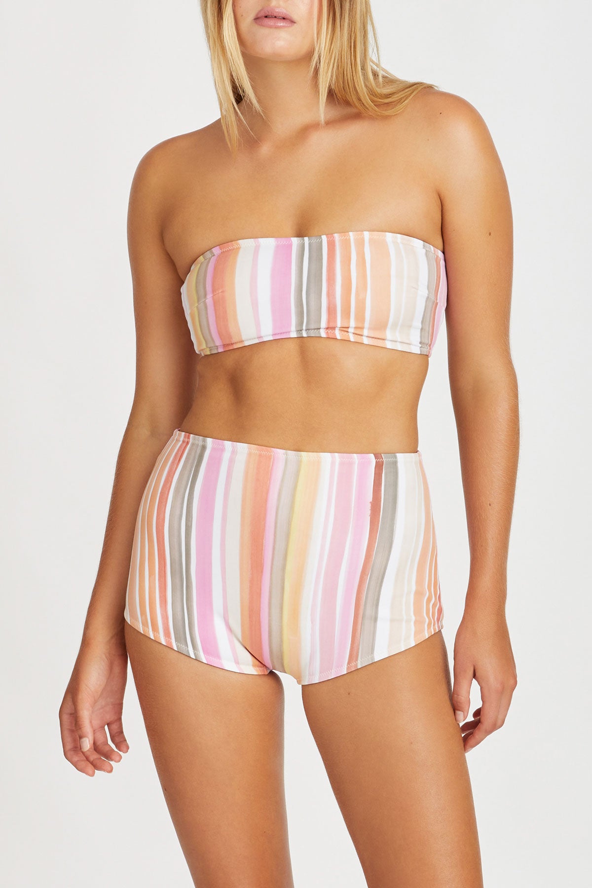 Zulu & Zephyr Watercolour Stripe Reversible Bandeau